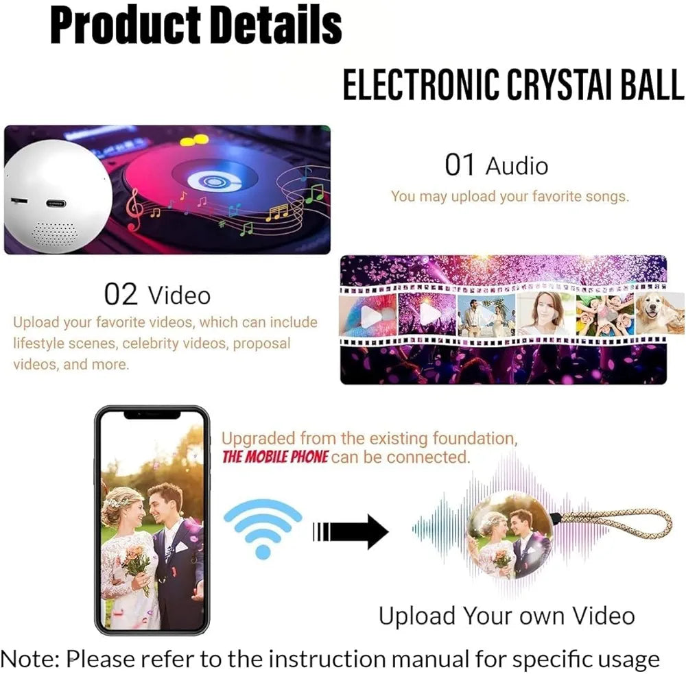 Eternal Echoes – Personalized Photo Crystal Bluetooth Speaker