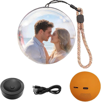 Eternal Echoes – Personalized Photo Crystal Bluetooth Speaker