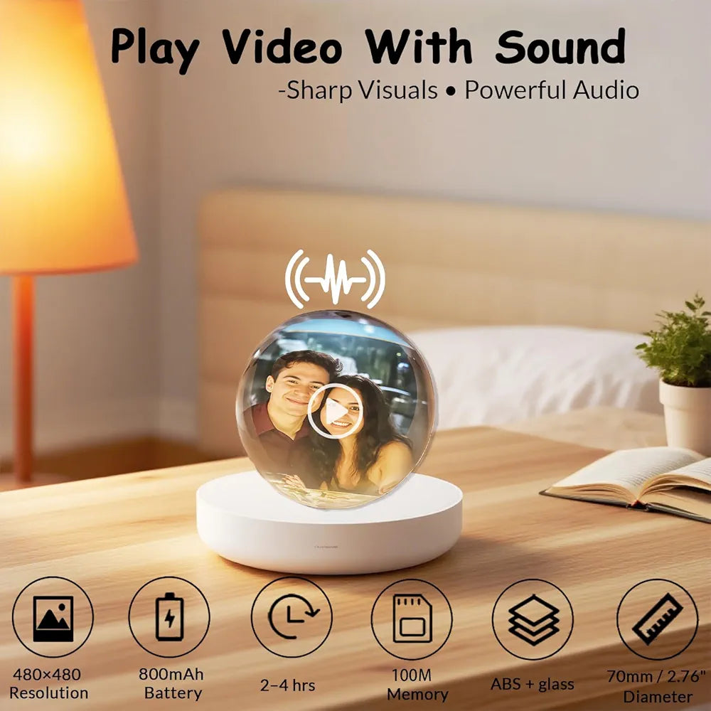 Eternal Echoes – Personalized Photo Crystal Bluetooth Speaker